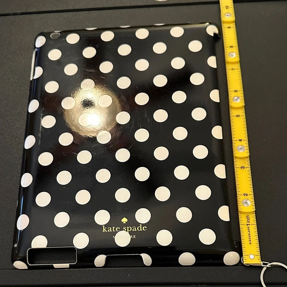 kate spade Cream Tablet Cover with Gold Accents